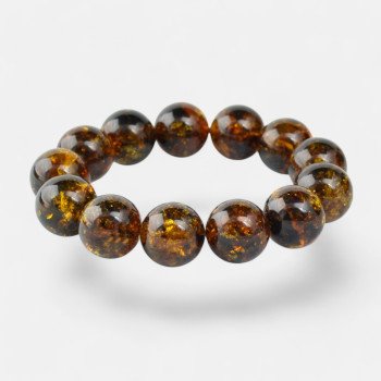 Modified Amber Bracelet - Green Amber-Amber bracelets-Home