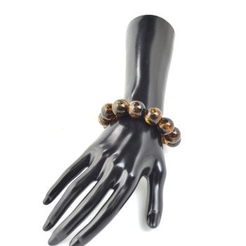 Modified Amber Bracelet - Green Amber-Amber bracelets-Home