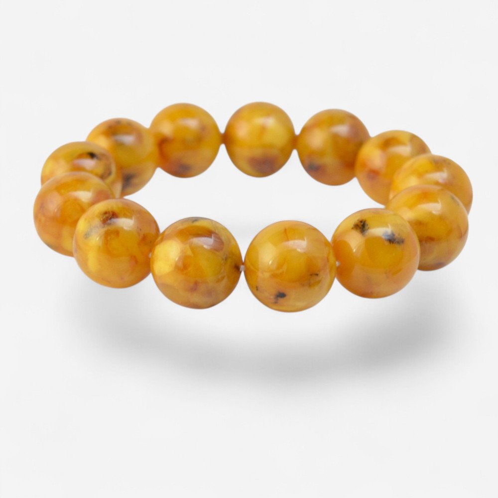 Modified Amber Bracelet – Soulful Gift for Her-Amber bracelets-Home