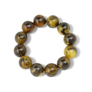 Modified Amber bracelet 16mm beads - Birthday gift-Amber bracelets-Home