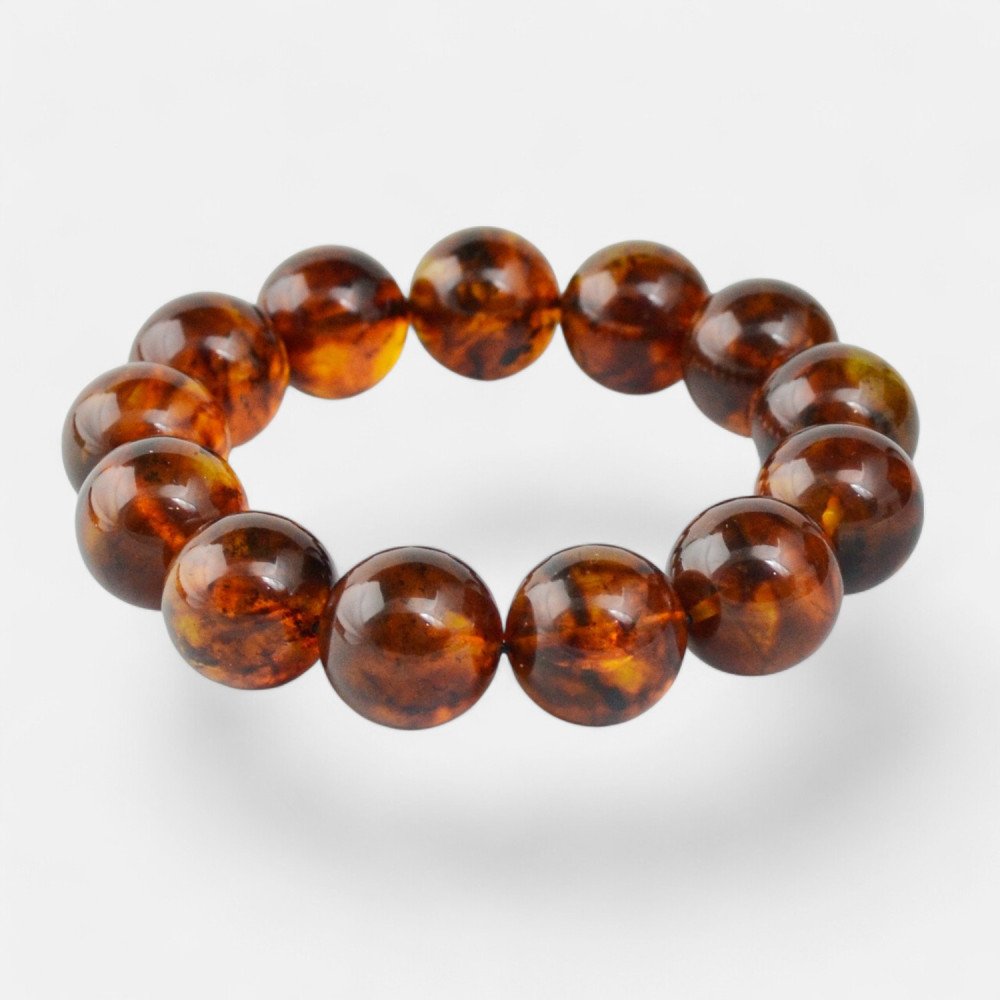 Modified Amber Bracelet Classic Beads-Amber bracelets-Home