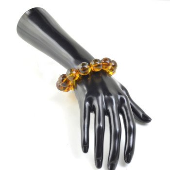 Pressed Baltic Amber Bracelet Mother’s Day Gift-Amber bracelets-Home