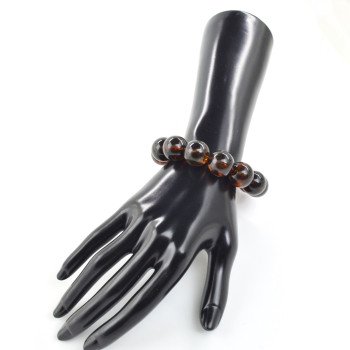 Modified Chunky Amber Bracelet Anniversary gift-Amber bracelets-Home