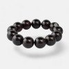 Round Baltic amber bracelet Pressed beads Birthday gift-Amber bracelets-Home