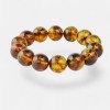 Baltic Amber Bracelet – 15mm round beaded bracelet-Amber bracelets-Home