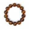 Baltic Amber Bracelet – 15mm round beaded bracelet-Amber bracelets-Home