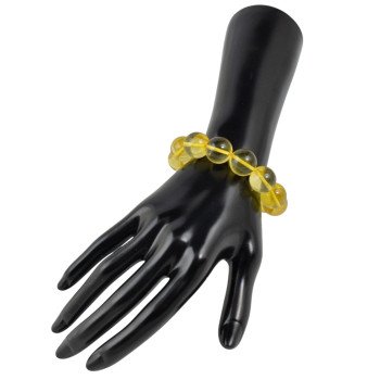 Amber Bracelet with Rich Hues With Pressed Beads-Amber bracelets-Home