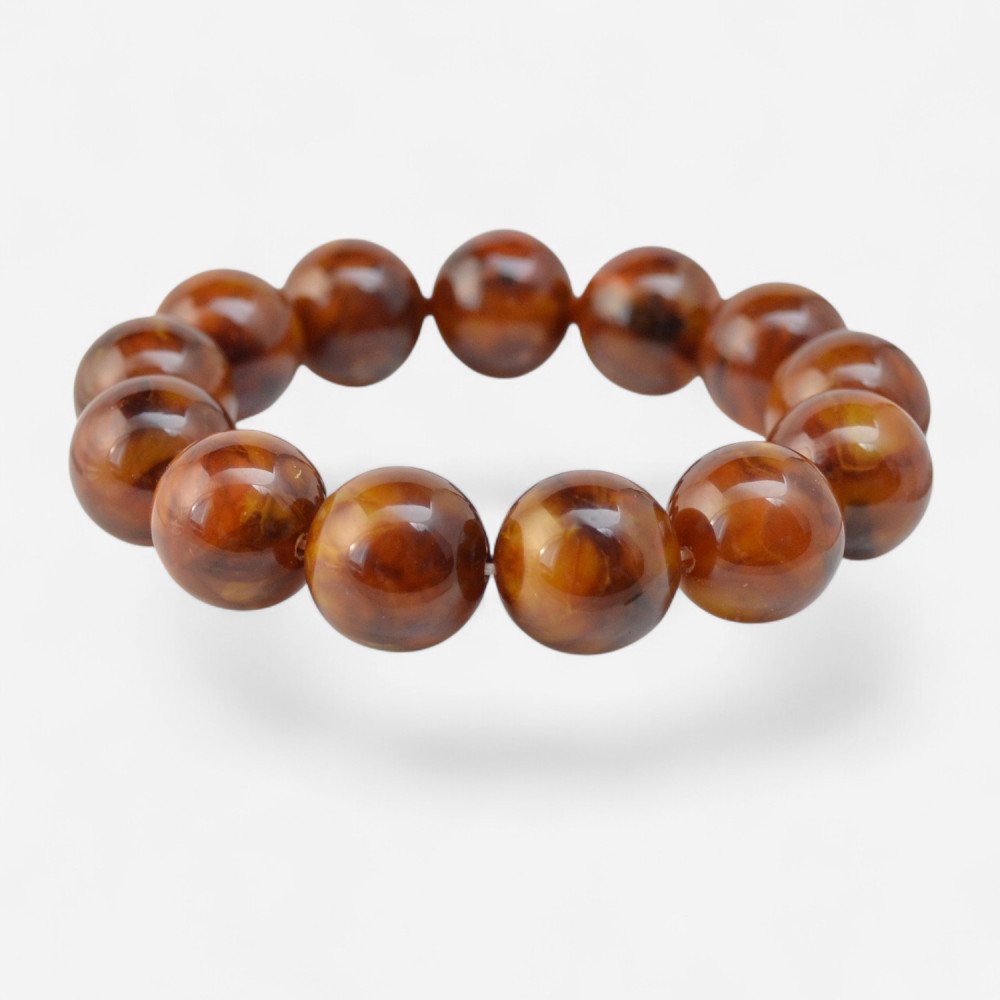 Modified Amber Bracelet – Baltic Gem for Birthday Gifting-Amber bracelets-Home