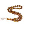 Amber Prayer Beads - Brown amber misbaha-Islamic Prayer rosary-Amber rosaries