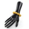 Modified Amber Bracelet for Relaxation 15mm round beads-Amber bracelets-Home