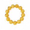 Modified Amber Bracelet for Relaxation 15mm round beads-Amber bracelets-Home
