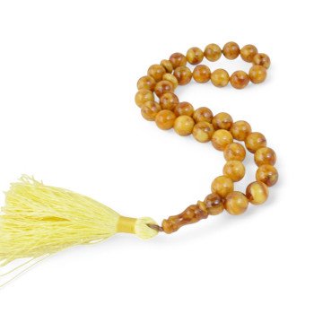 Prayer Beads with Baltic amber: Your Spiritual Growth-Islamic Prayer rosary-Amber rosaries