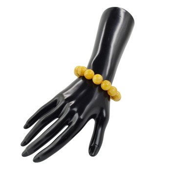 Modified Baltic Amber Bracelet Beautiful Gemstone Bead Gift-Amber bracelets-Home