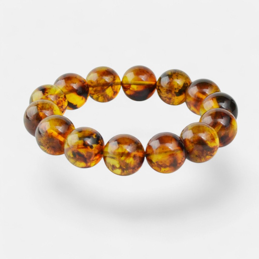 Baltic amber bracelet for Her - Gemstone bracelet-Amber bracelets-Home