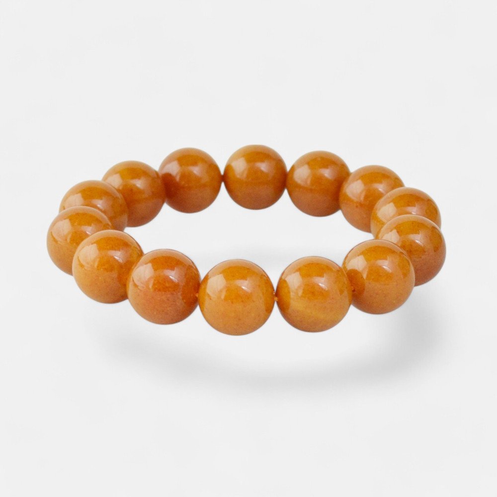 Pressed Amber Bracelet with Organic Charm-Amber bracelets-Home