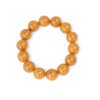 Pressed Amber Bracelet with Organic Charm-Amber bracelets-Home