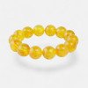 14mm pressed amber bracelet gift for her-Amber bracelets-Home