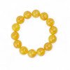14mm pressed amber bracelet gift for her-Amber bracelets-Home