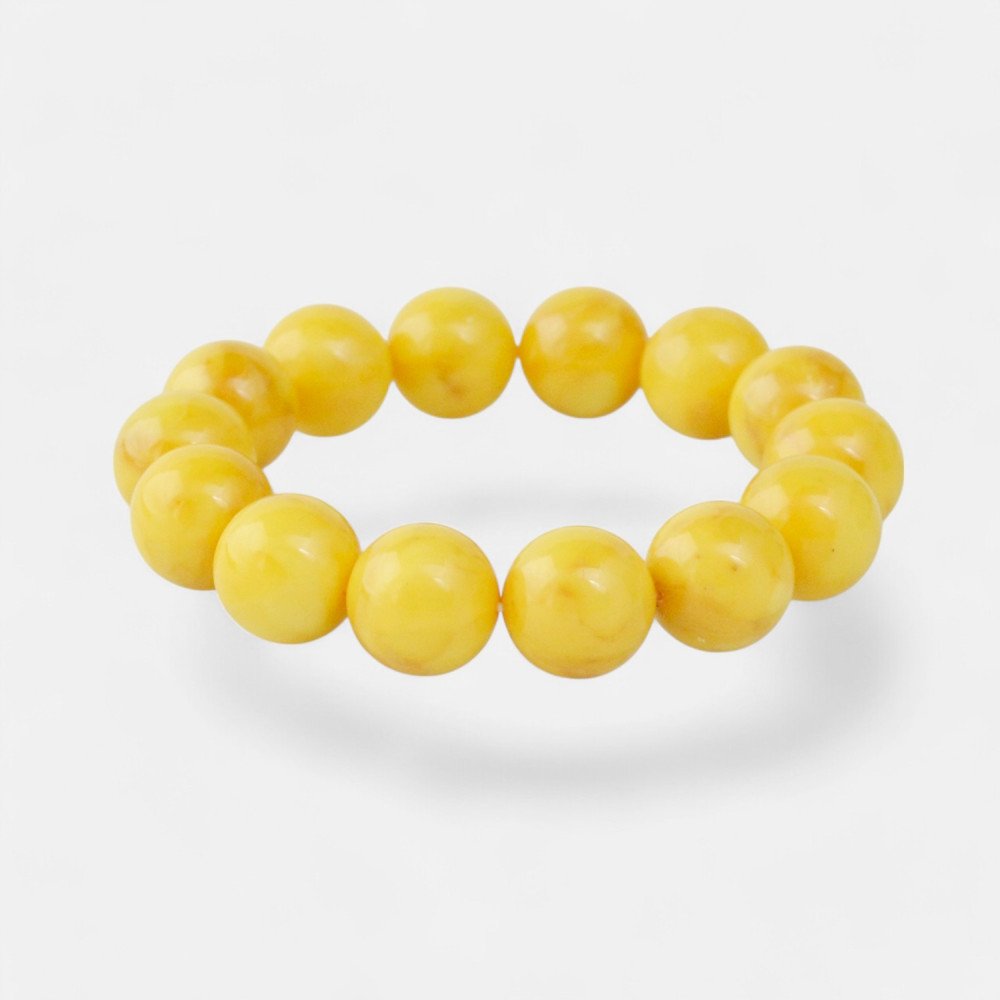 Amber Keepsake Bracelet – Thoughtful Birthday Gift-Amber bracelets-Home
