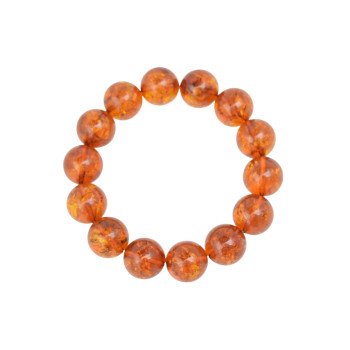 Modified Amber Bracelet - Celebrate Birthdays in Style 14mm-Amber bracelets-Home