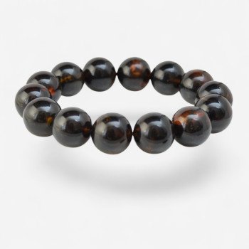 Pressed Modified Amber Bracelet – Warm Wishes-Amber bracelets-Home