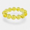 Pressed Modified Amber Bracelet - Yellow amber beads-Amber bracelets-Home