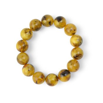 Pressed High Quality Amber Beads Bracelet-Amber bracelets-Home