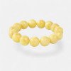 Pressed Amber Bracelet – matt 14mm Bracelet Birthday Gift-Amber bracelets-Home