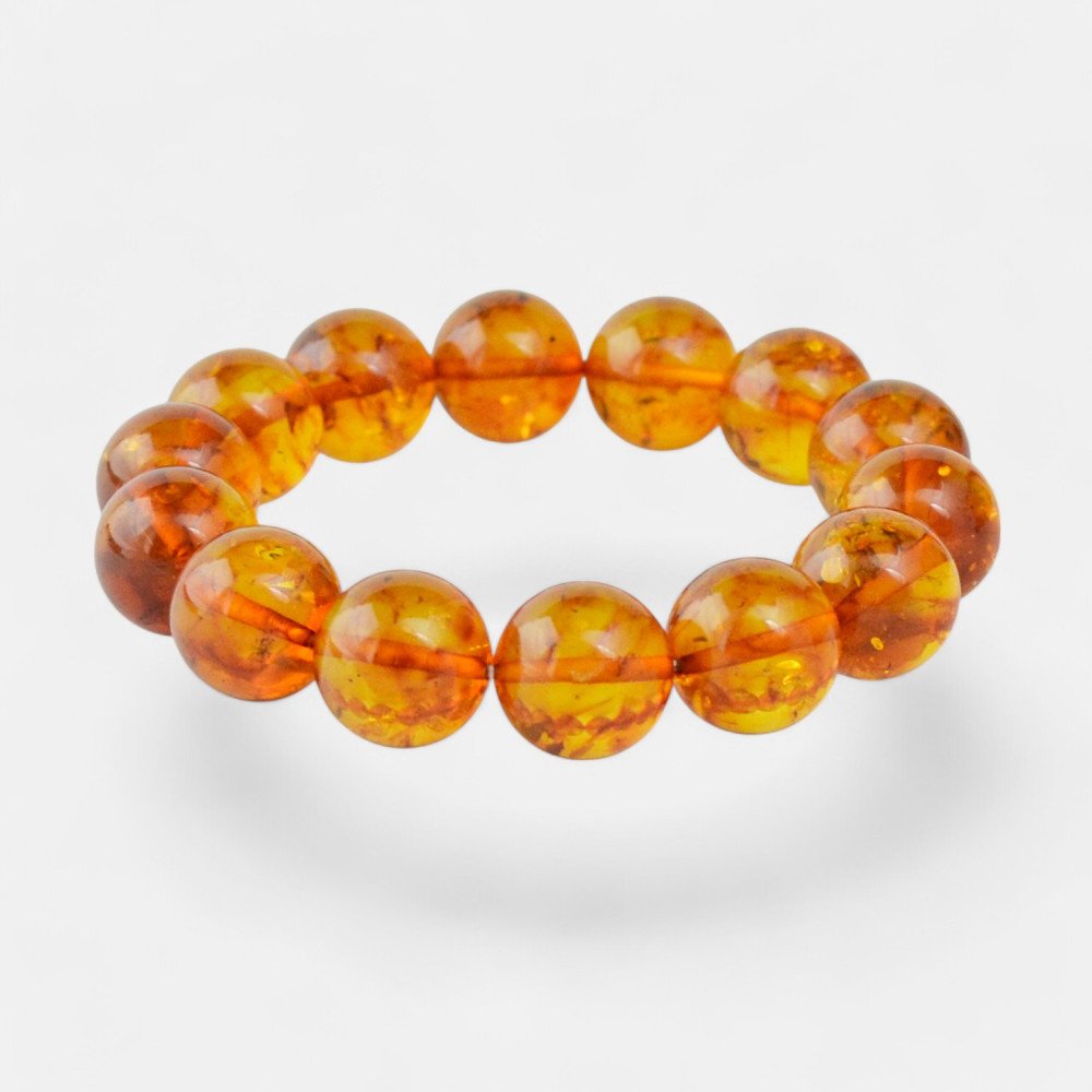Rich-Hued Amber Bracelet – A Thoughtful Birthday Gift Idea-Amber bracelets-Home