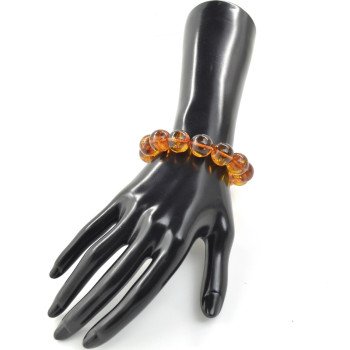 Rich-Hued Amber Bracelet – A Thoughtful Birthday Gift Idea-Amber bracelets-Home