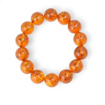 Rich-Hued Amber Bracelet – A Thoughtful Birthday Gift Idea-Amber bracelets-Home