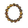 13mm amber bracelet round pressed beads-Amber bracelets-Home