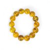 13mm Baltic amber bracelet round pressed beads-Amber bracelets-Home