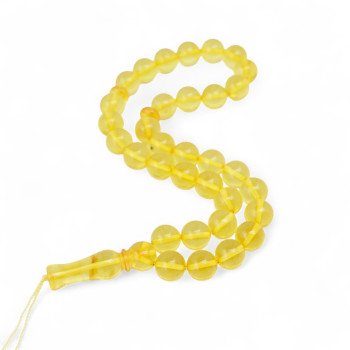 Pressed amber rosary Religious accessory-Islamic Prayer rosary-Amber rosaries