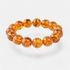 Captivating Pressed Amber Bracelet – Unique Beads-Amber bracelets-Home