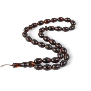 Amber rosary pressed beads - Celebrate Ramadan-Islamic Prayer rosary-Amber rosaries