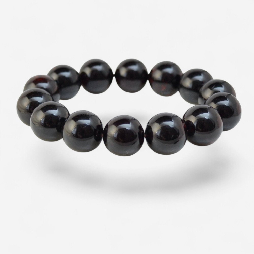 Pressed Modified Amber Bracelet – Gift for Any Occasion-Amber bracelets-Home