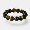 Green Modified Amber bracelet 13mm beads-Amber bracelets-Home