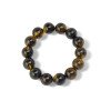 Green Modified Amber bracelet 13mm beads-Amber bracelets-Home