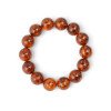 Modified Baltic amber bracelet round beads - Christmas gift-Amber bracelets-Home