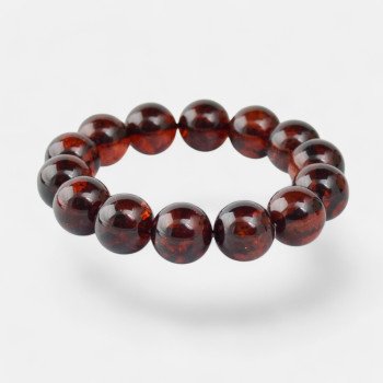 Modified Baltic Amber Stretch Bracelet-Amber bracelets-Home