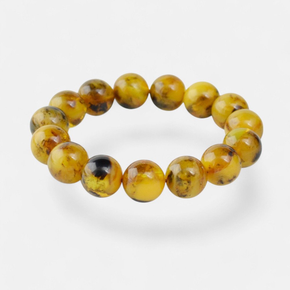Modified Real Amber Stone Bracelet-Amber bracelets-Home