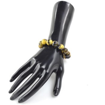 Modified Warm Tone Amber Bracelet-Amber bracelets-Home