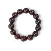 Pressed amber bracelet 13 mm beads Gift for Her-Amber bracelets-Home