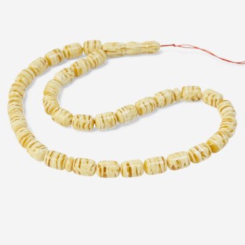 Muslim rosary for spiritual healing - pressed amber rosary-Islamic Prayer rosary-Amber rosaries