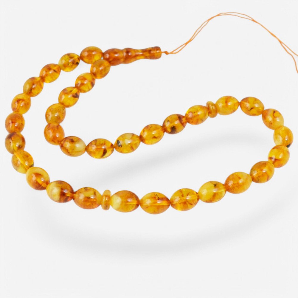 Amber rosary - Islamic practices for Dhikr (remembrance of God)-Islamic Prayer rosary-Amber rosaries