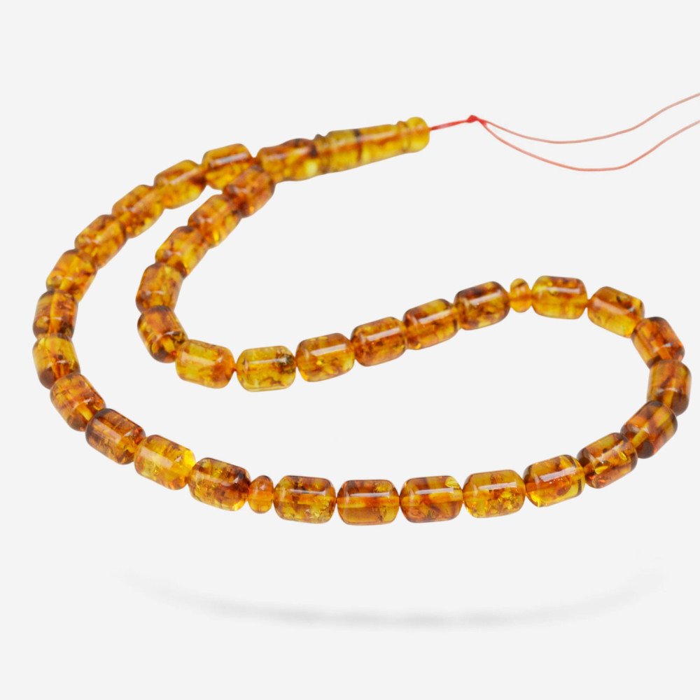 Traditional Turkish amber tasbih rosary-Islamic Prayer rosary-Amber rosaries
