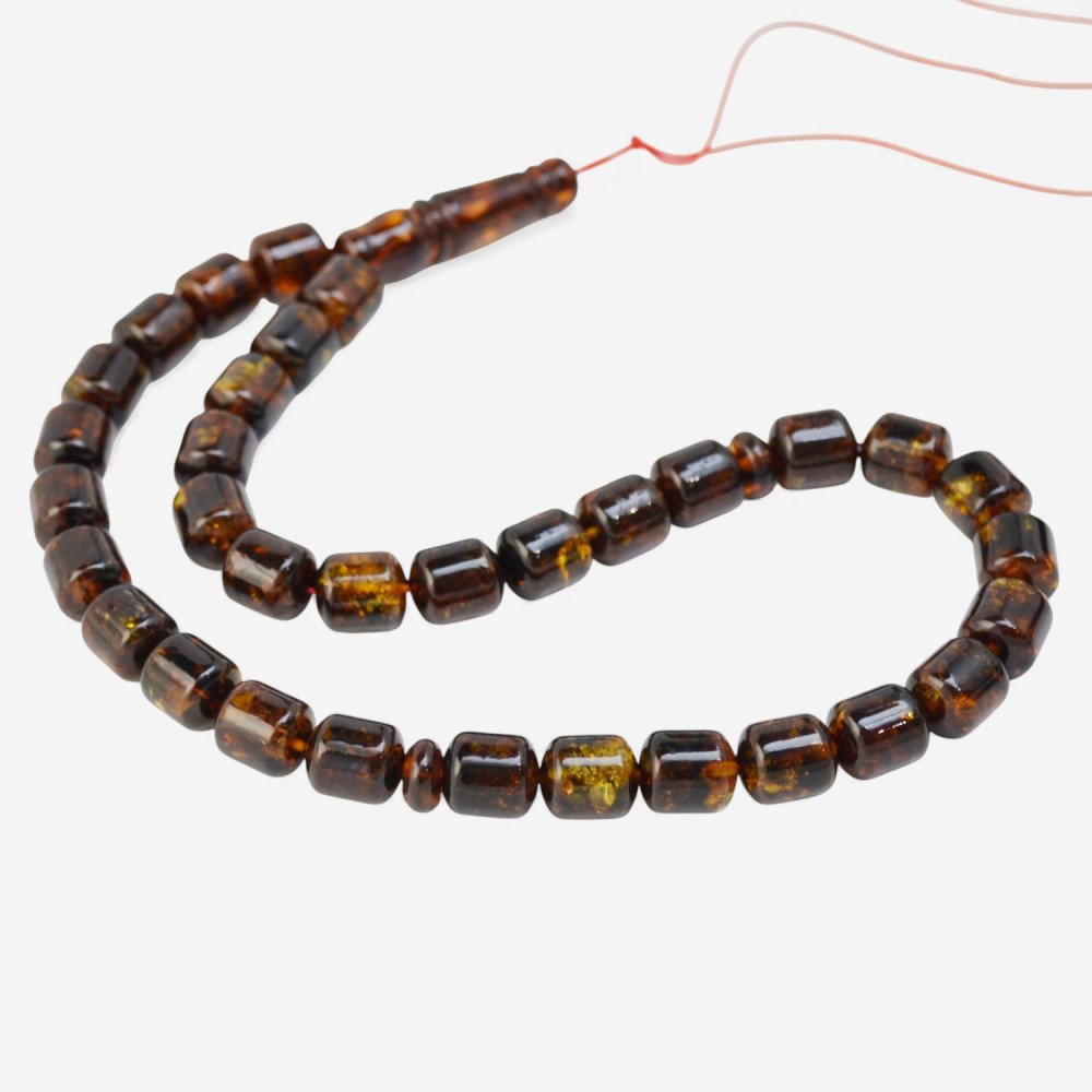 Islamic Amber Misbaha Handmade Rosary-Islamic Prayer rosary-Amber rosaries