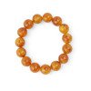 Pressed amber bracelet 13mm Beads - Gift for Mom-Amber bracelets-Home