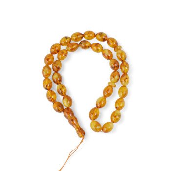 Amber rosary - Islamic practices for Dhikr (remembrance of God)-Islamic Prayer rosary-Amber rosaries